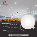 SMD 12 watt ice panel moon light frameless led lighting adjustable 1" to 8". 