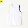 The Shop - Pack Of 3 - Black, White Grey Tank Top Sandos For Boys & Girls Kids, 1 Years To 13 Years - POT-BWGS. 