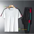 New Fashion Men's Clothing Summer Tracksuit for Men and Women Trouser and T-Shirt 2 piece. 
