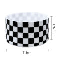 Flexible Drinkware Cover Checkered Pattern Silicone Cup Cover for Flask Simple Modern Tumbler Bpa-free Boot Accessory for Outdoor Activities 12oz-40oz. 