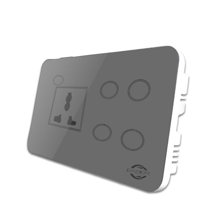 Danecore%204%20Gang%20Socket%20Touch%20Switch%20Button%20%E2%80%93%20Modern%20Design%20Non%20WIFI%20Touch%20panel%20Button,%20Wall%20light%20Switch%20-%20Image%203