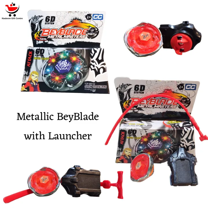 Beyblade%20with%20Light%20%7C%20Metallic%20Beyblade%20%7C%20Beyblade%20(launcher%20included)%20-%20Image%204