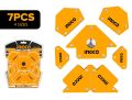 Ingco AMWH7002 7pcs Steel Magnetic Welding Holder Set / Angle Welding Magnets (4 SIZES) Welding Holder. 