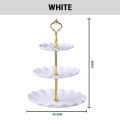 3 Tier High Tea Stand Dessert Cupcake Cakes Fruit Party Serving Platter Tray Food Tower Plates. 