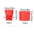 Glossy Finish Butter Bell Crock Durable with Lid Handmade Butter Holder Thicken Big Capacity Ceramic Butter Dish Kitchen. 