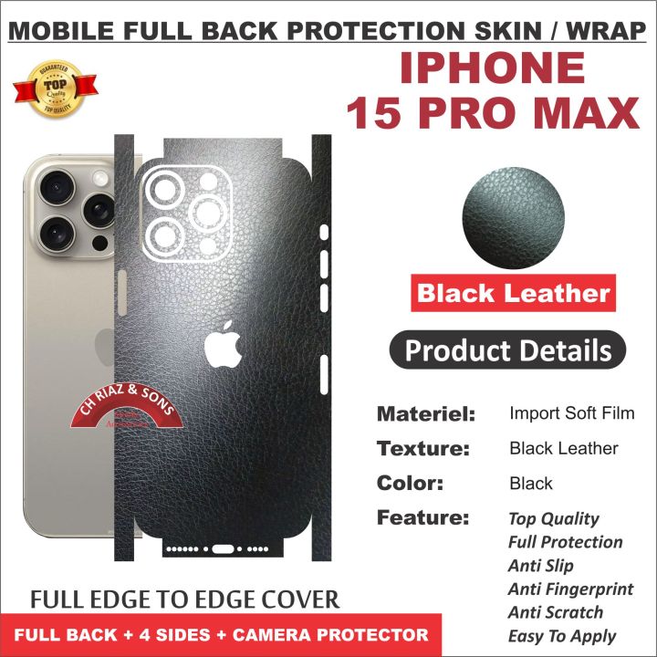 APPLE%20IPHONE%2015%20PRO%20MAX%20FULL%20BACK%20360%20premium%20Protection%20Skin%20Wrap%20full%20cover%20Premium%20Quality%20-%20Image%206
