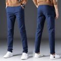 Pantd for men in Blue color and Cotton Jeans Material. 