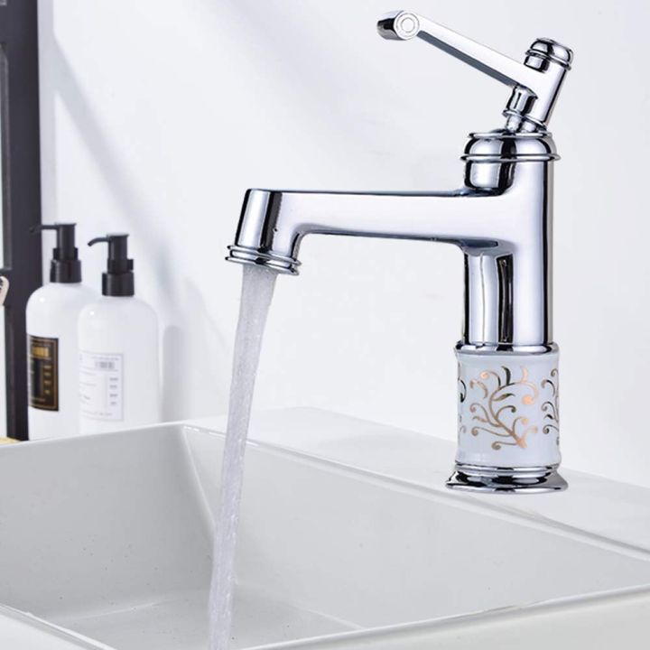 Mixer Tap Bathroom Tap Wash Basin Mixer Tap Brass Single Lever Mixer Tap Bathroom Sink for Kitchen Bathroom
