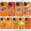 Fanta Drink Orange Enjoy Phone Case For iPhone 11 12 Mini 13 14 Pro XS Max X 8 7 6s Plus 5 SE XR Shell. 