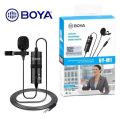 Original Boya BY-M1 Professional Collar Microphone 3.5mm Audio Video Record Lavalier / Best Price IN Pakistan /  For All Devices. 