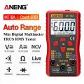 【linfang store】（NEW）ANENG M118A Digital Mini Multimeter Tester Auto Mmultimetro True Rms Tranistor with NCV Data Flashlights. 