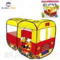 Big Pop Up Tent House For Kids Large Size 140cm 97cm 73cm School Bus Shape. 