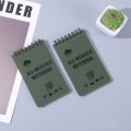 Lined Pages Pocket Notebook Rugged Small Size Waterproof Spiral Notebook Spiral Bound Top Spiral Mini Notepad for Outdoor Home. 