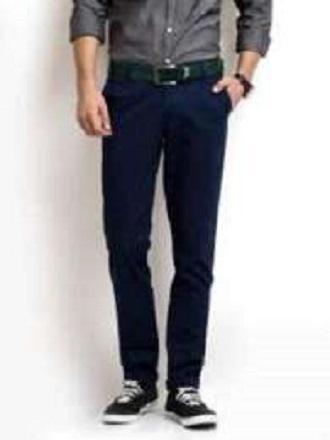 Dark Blue Cotton Jeans