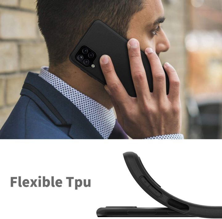 Samsung%20Galaxy%20A12%20Shockproof%20Matte%20Black%20Silicone%20TPU%20Case%20-%20Image%206