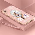 Casing For Iphone X Iphone XS Luxury Gear Fifth Sun God Nika Luffy Camera Protection Phone Case Plating Edges Silicone Soft Cover With Free Lanyard. 