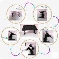 Laptop Table, table plastic brackets, Leg Joint set of 4pcs Black Colour size 15.87. 