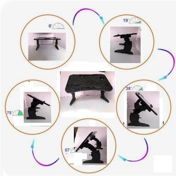 Laptop Table, table plastic brackets, Leg Joint set of 4pcs Black Colour size 15.87