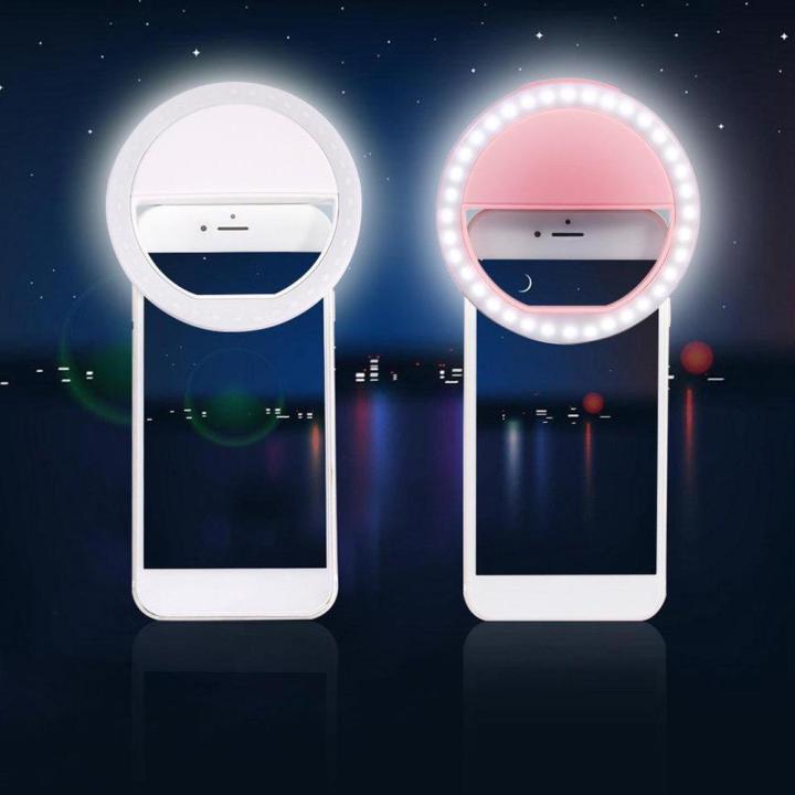 Rechargeable Mini LED Selfie  Ring Light Fill Light Phone Flash led light for selfie