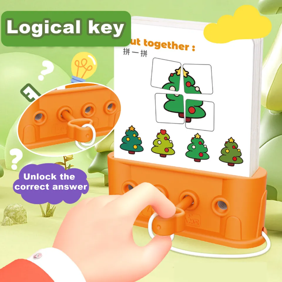 Mind-bending Board Game Interactive Logic Game Toy Set for Kids 80 Levels Iq Development Educational Toy Fun Preschool Activities Learning Game Logic Puzzle Game