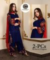 Embroidered Kurti and Trouser Set for Women - One Size. 