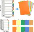 File Seperator A4 10 Index Pack of 2. 