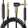 Replacement Audio Cable for Marshall Major II 2 3 Monitor MID Headphones Cord with Mic Volume Control. 