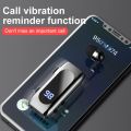 Timack® Wireless Earbuds, Newest Retractable Bluetooth Headphones,Collar Clip Bluetooth Headsets Wireless Earphone Battery Display Quick Charger Handsfree Earbuds v5.2 with Microphone for Cell Phone. 