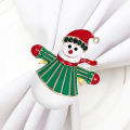 Table Party Gloves Hotel Bell Buckle Wedding Snowman Rings Christmas Napkin. 