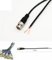 2pcs BNC video connector jack Q9 CCTV camera head adapter wire cable 75ohm. 
