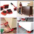 Professional Furniture Transport Lifter Tool Set Heavy Duty Stuffs Moving Hand Tools Set Furniture Mover Wheel Bar Roller Device. 