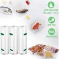 Vacuum Sealer Bags Rolls 3 Pack for Food Saver, Heavy Duty Vacuum Storage Bags for Sous Vide Cooking, Freezer. 