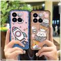 Shockproof TPU Phone Case For Xiaomi14 Pro Cover Anti-knock Phone Pouch Silicone Full wrap Soft case Waterproof Cute. 