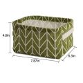 Folding Cotton Fabric Waterproof Laundry Basket Dirty Clothes Toy Mini Storage Basket - Multi Design And Color. 