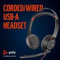 Plantronics - Blackwire C5220 - Wired, Dual-Ear (Stereo) Headset with Boom Mic - USB-A, 3.5 mm to connect to your PC, Mac, Tablet and/or Cell Phone. 