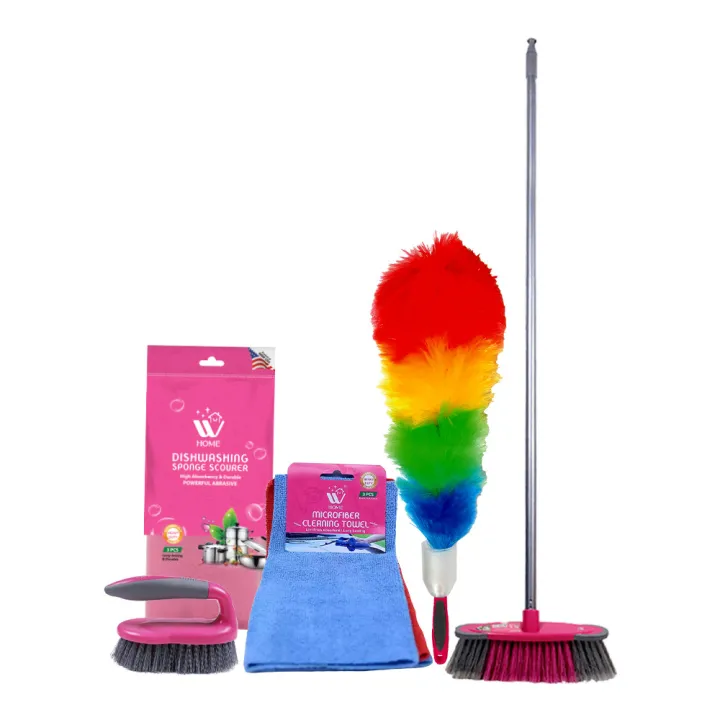 (Pack%20of%205)%20WBM%20Home%20Cleaning%20Kit%20%7C%20Dishwashing%20Sponge,%20Microfiber%20Cloth,%20Floor%20Brush%20with%20Handel,%20Cleaning%20Duster%20&%20Broom%20Brush%20-%20Image%206