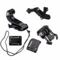 Action Camera Accessories Set For GoPro Hero 5 3 4 Xiaomi Yi 4K SJCAM SJ4000 Chest Strap Base Mount Go Pro Helmet Kits. 