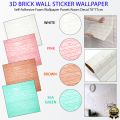 wallpaper 70x77cm 3d stone brick Pe foam wallpaper poster wall sticker security wall decoration living room. 