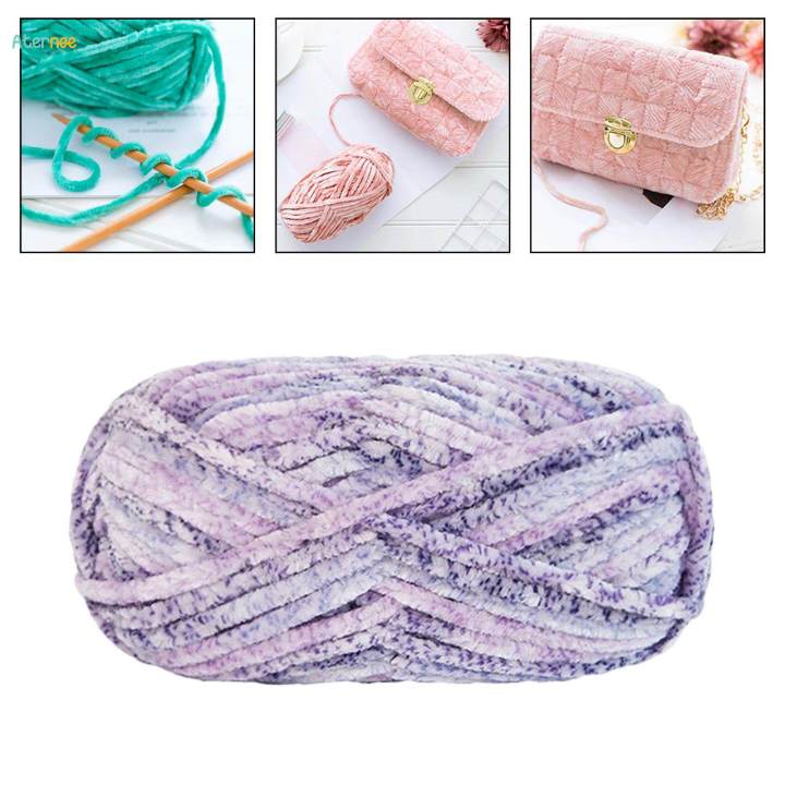 Thick Chunky Yarn Handcrocheted Bulky Yarn for Rug Making Knitted Craft