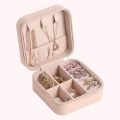 Small Jewellery Box - Mini Travel Jewellery Boxes Case, Portable Faux Leather Jewellery Storage Box Organiser for Women Girls. 