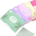 100Pcs Facial Oil Absorbing Paper Plant Fibres Breathable Make up Blotting Sheet. 
