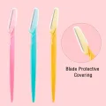 High-Quality Eyebrow Trimmer, Eyebrow Shaver, Blade, Eyebrow Shaper, Facial Hair Removal Tool, Women Beauty Makeup Tools, 3 Pcs.. 