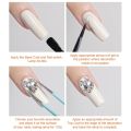 TWOING 15g Strong Nail Glue No-Wipe Gel For Rhinestone and Resin Gem Jewelry Adhesive Gel Acrylic False Nail Tips Glue. 