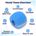 D.O.T Fitness Jawline Exercise Stress Ball Face Jaw Exerciser MuscleTrainer for Cheekbones Trainer Jawliner Jaw Liner. 