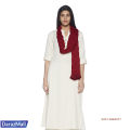 Maroon Crushed Cotton Dupatta Crush Dupatta Beaded Border Free Size Solid Crushed Dupatta Crush Crepe Chiffon Pearls Summer Dupatta for Girls - New Fashion - All Colors Available Mesori Crush Dupatta For Women - Golden Party Wear. 