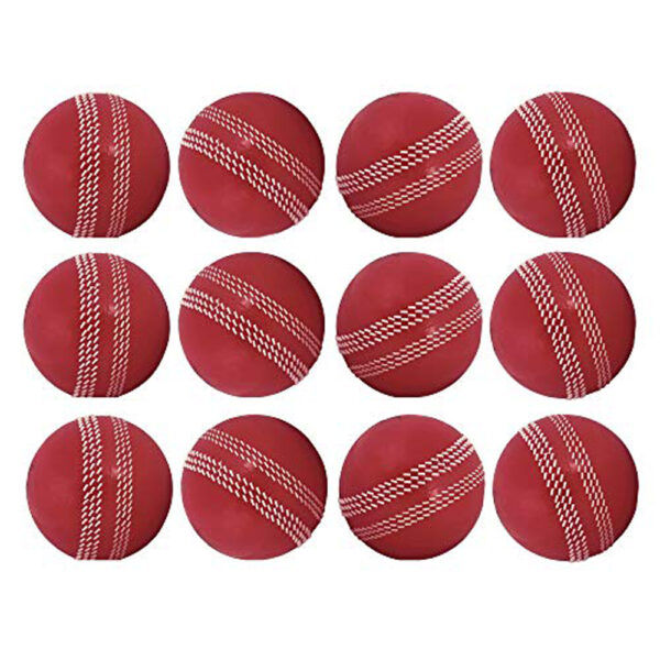 Ball Synthetic Cricket Ball Club Match Cricket Ball for Practice Indoor & Outdoor  Soft Cricket Balls Pack of 12 Cricket Ball Pure Leather Club Tournament Match Trainingin random colers