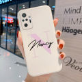 Personalized Letter Diy Name Case For Xiaomi Redmi Note 11 12 10 8 9 Pro 8T 10C Case Poco X5 X3 Pro M5 Mi 11 Lite 5G NE 11T Pro. 