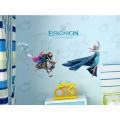 Frozen Elsa and Kristoff Wall Sticker Removable. 
