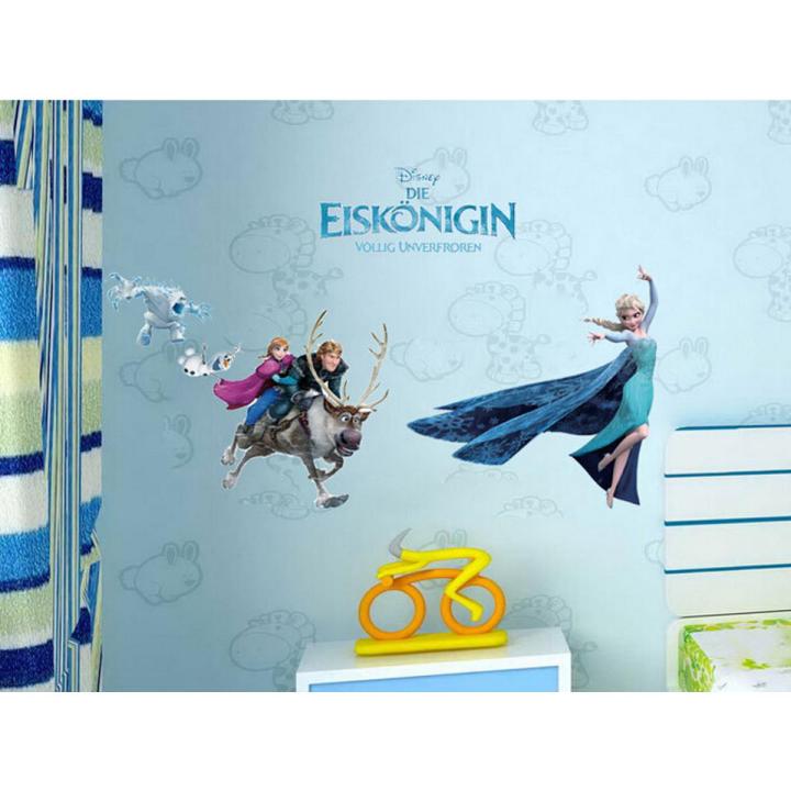 Frozen Elsa and Kristoff Wall Sticker Removable