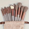 13 Pcs Makeup Brush Set Soft hair Loose Powder Eyeshadow Concealer Contour Eyeliner brush Foundation Beauty Cosmetic tools. 